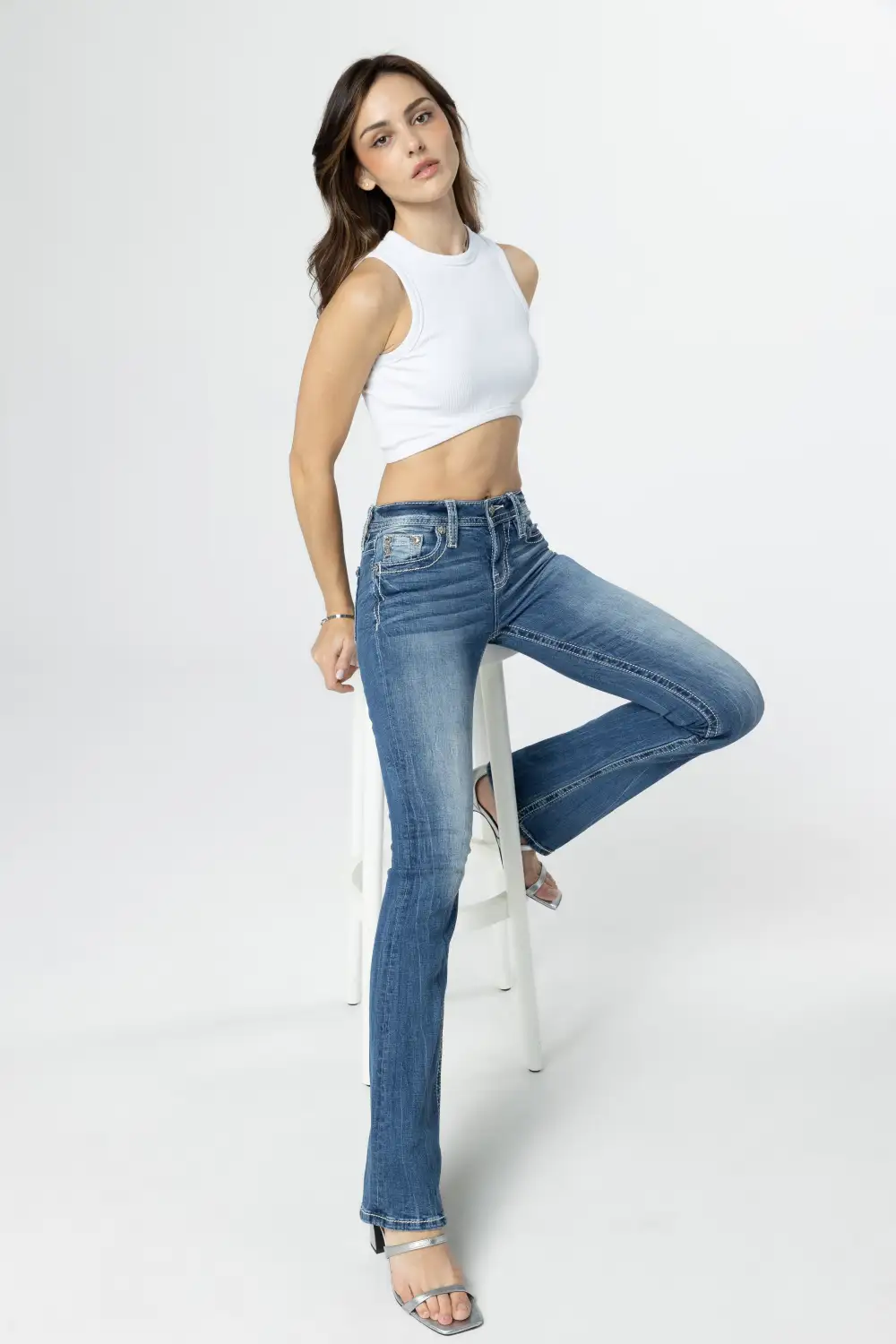 Floral Dreamcatcher Bootcut Jeans
