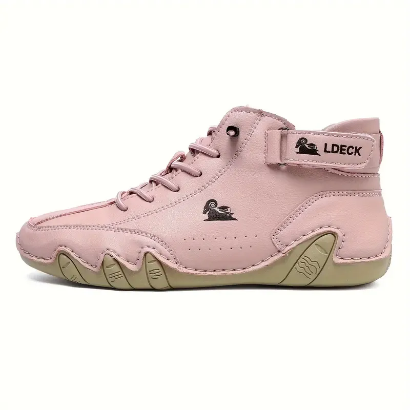 Stylish Low Top Lace Up Sneakers for Women - Comfortable Geometric Pattern Microfiber Shoes with Fabric Insole and Rubber Outsole - All-Season Casual Faux Leather Outdoor Shoes