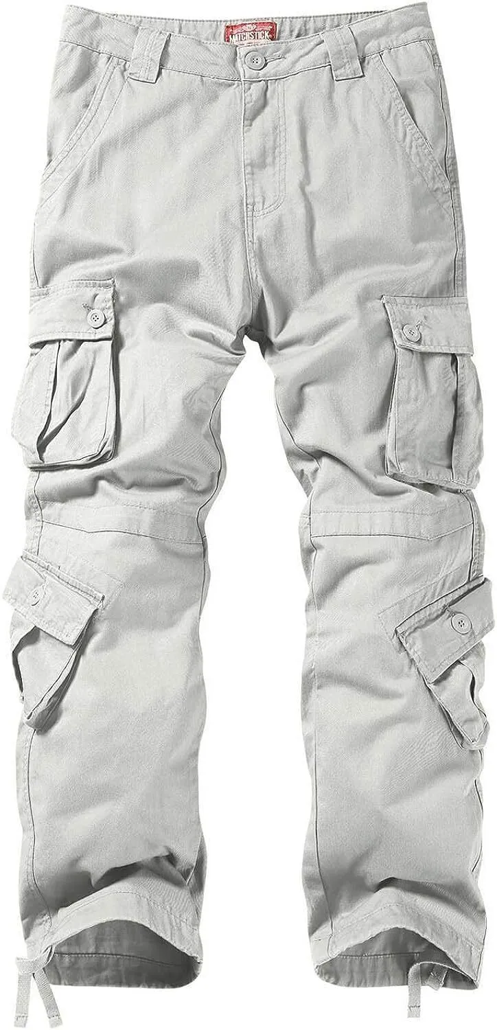 8 - Pack Match Men's Wild Cargo Pants