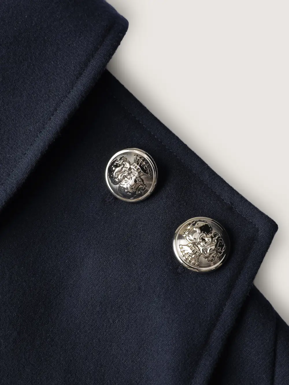 Cape Button Wrap Coat