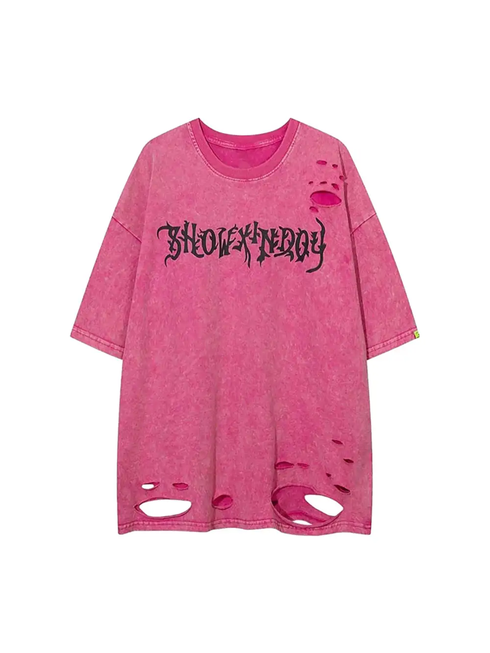 Skeleton Wings Print Raglan T-Shirt - 2083