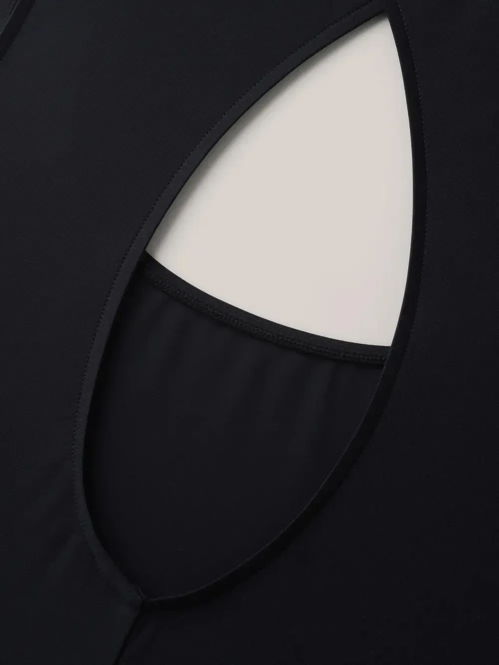 Two-Piece Tropical Print Contrast Swim Top