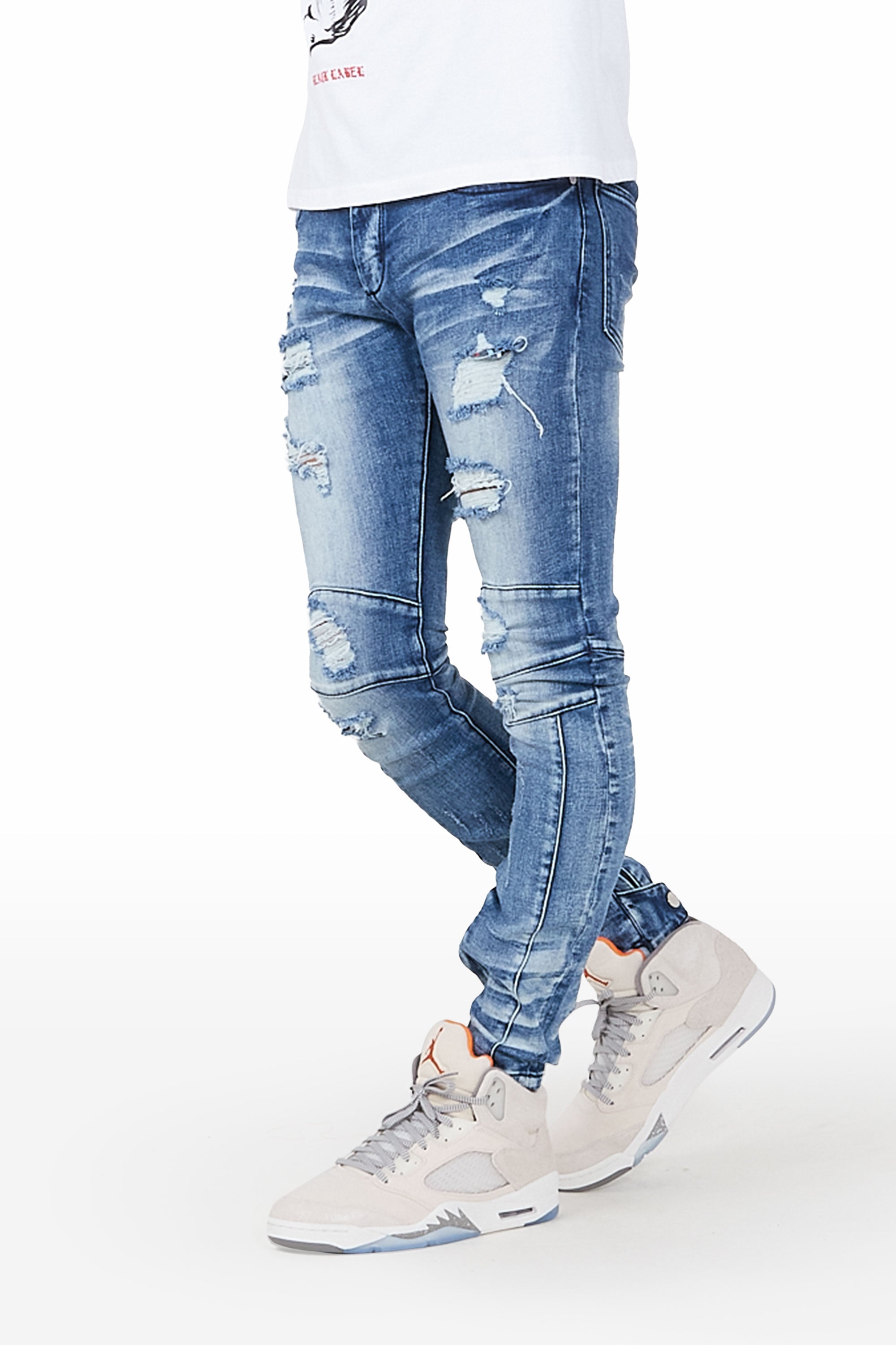 Nestor Blue 5 Pocket Skinny Jean