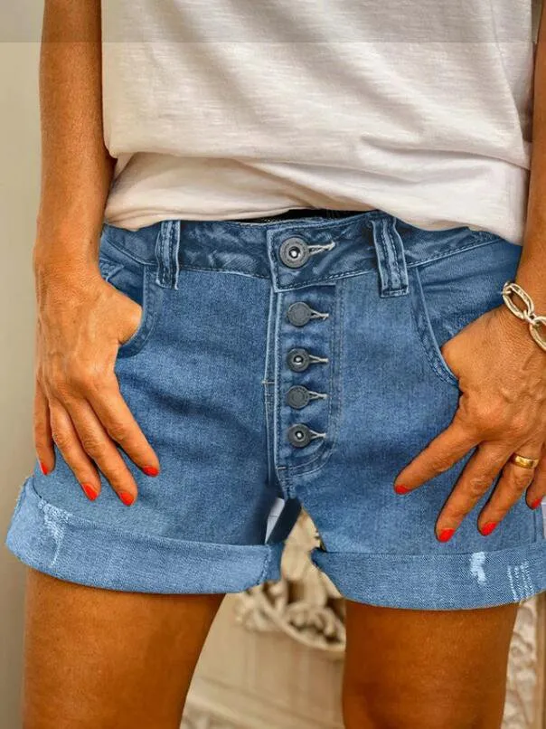 Casual Denim short With Pockets