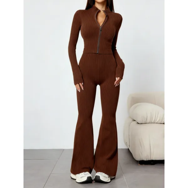 Women's Winter Knitted Two-Piece Set