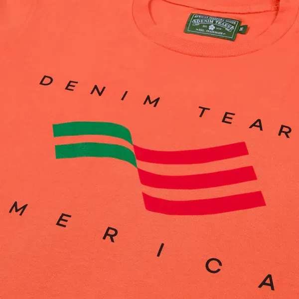 Denim Tears America Sportswear Tee Orange