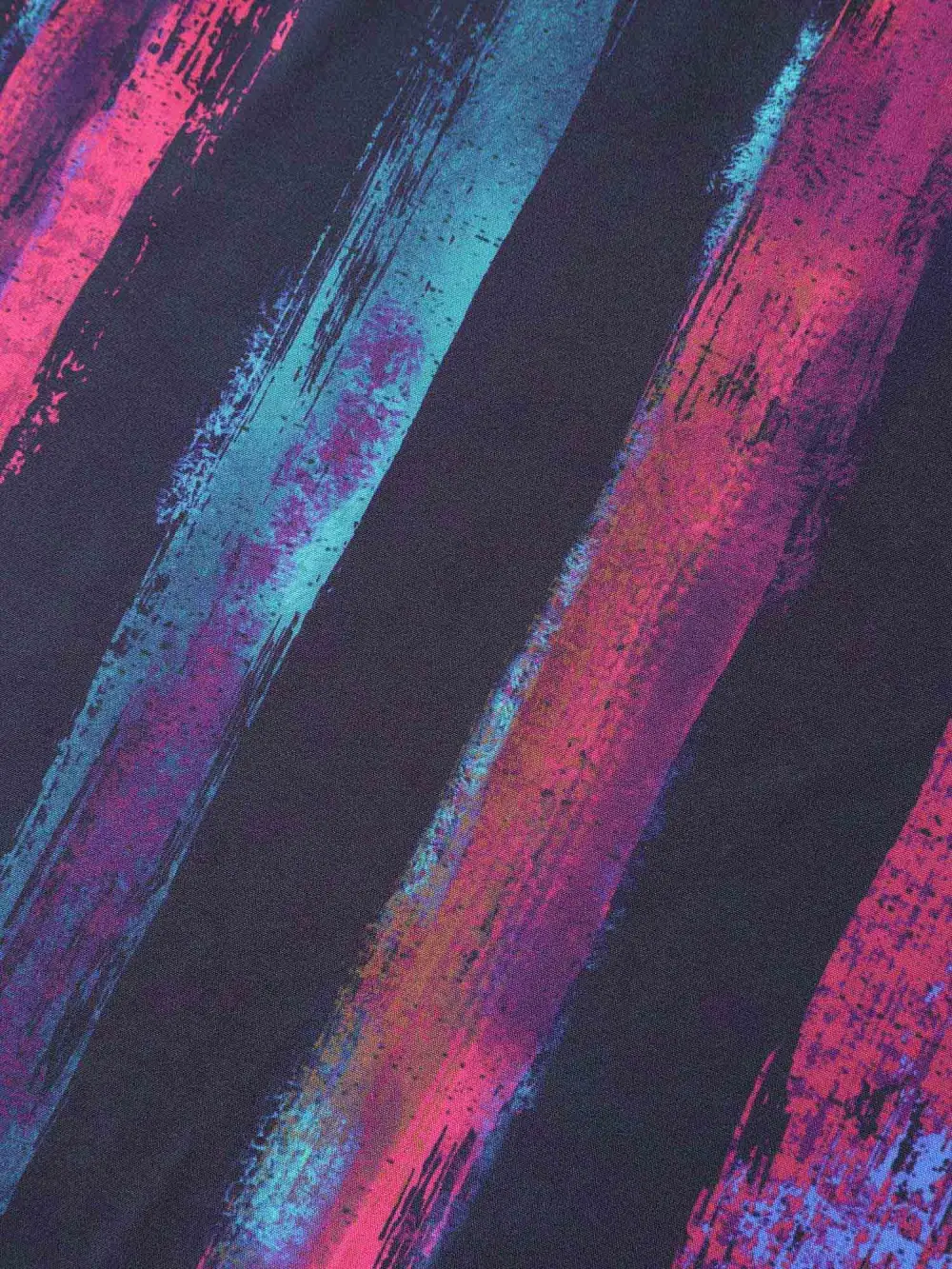 Irregular Stripes Sleeve Tie Blouse