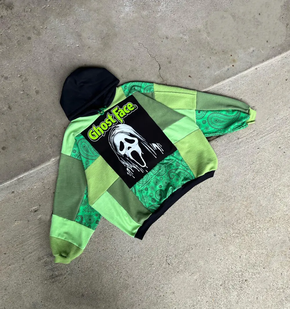Green hoodie sweatshirts how perfect and cozy piece for your Halloween day