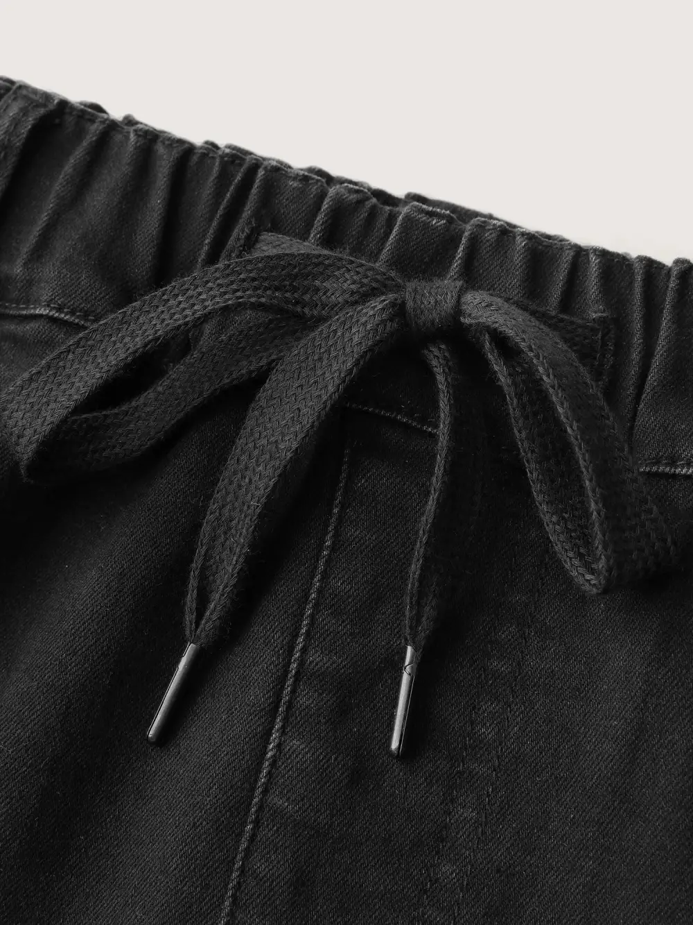 Supersoft Waist Drawstring Skinny-Fit Jeans