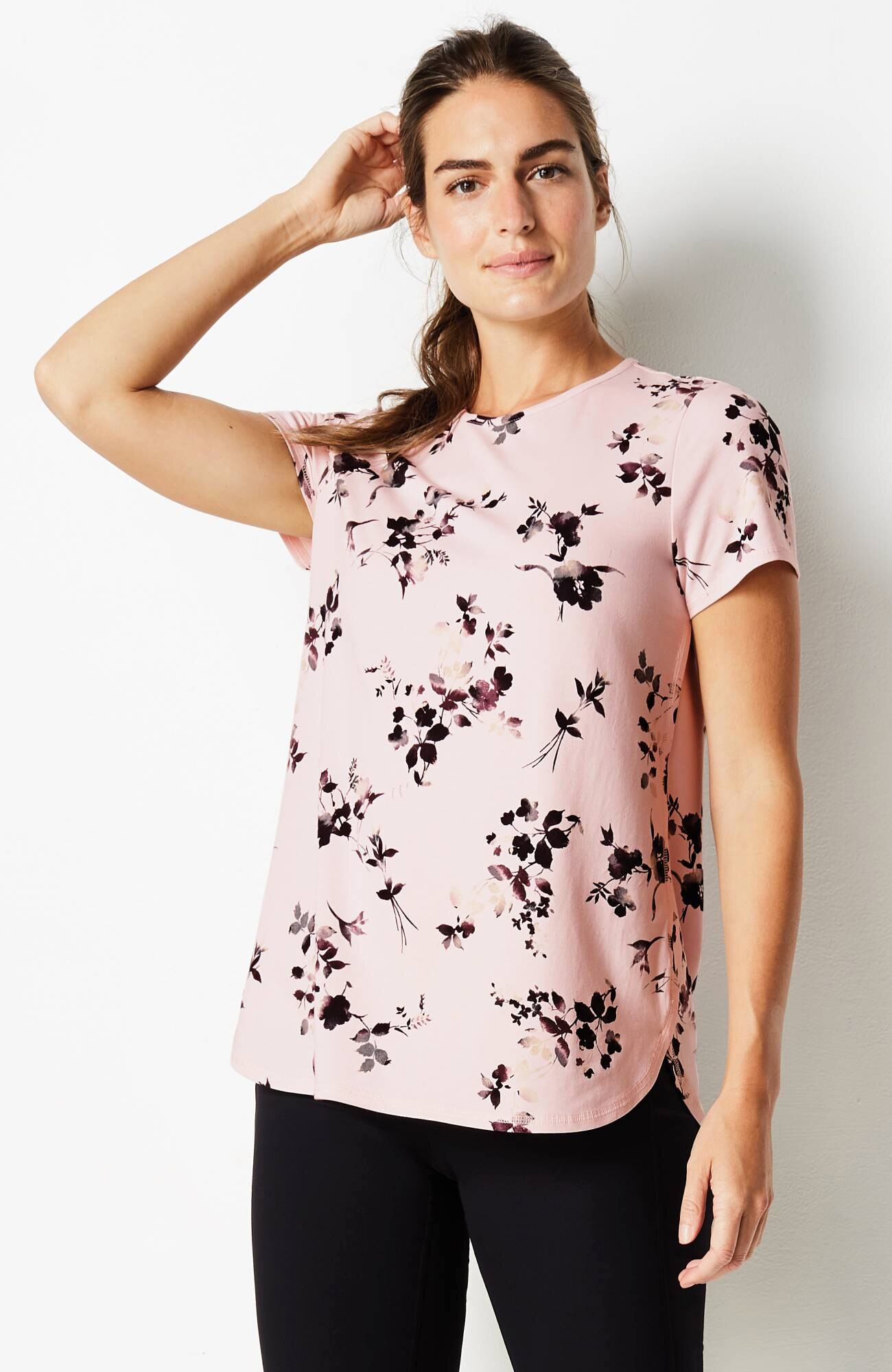 fit progress pima-stretch shirttail tee