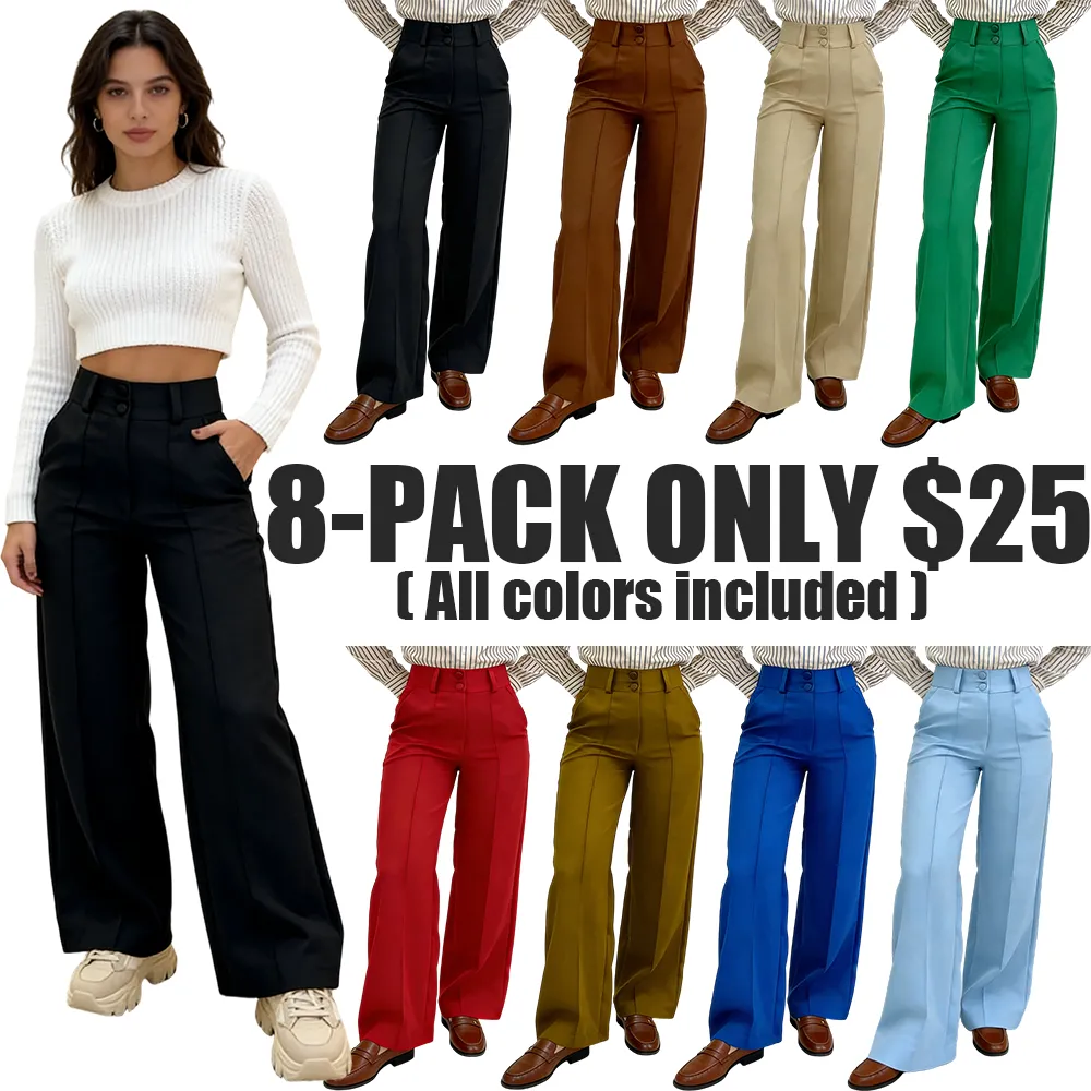 Women's Simple Wide-Leg Pants