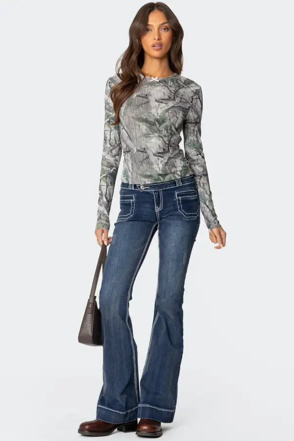 Camo Babe Top