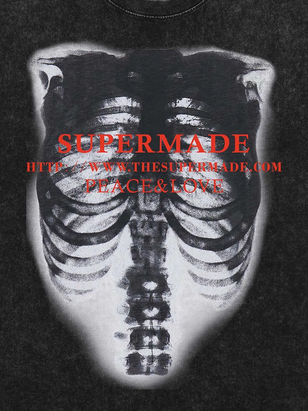 Skull Image Street Hip-Hop T-shirt - 2131