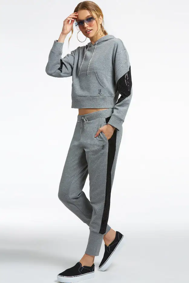 Sequin Fleece Hoodie—REJUICED