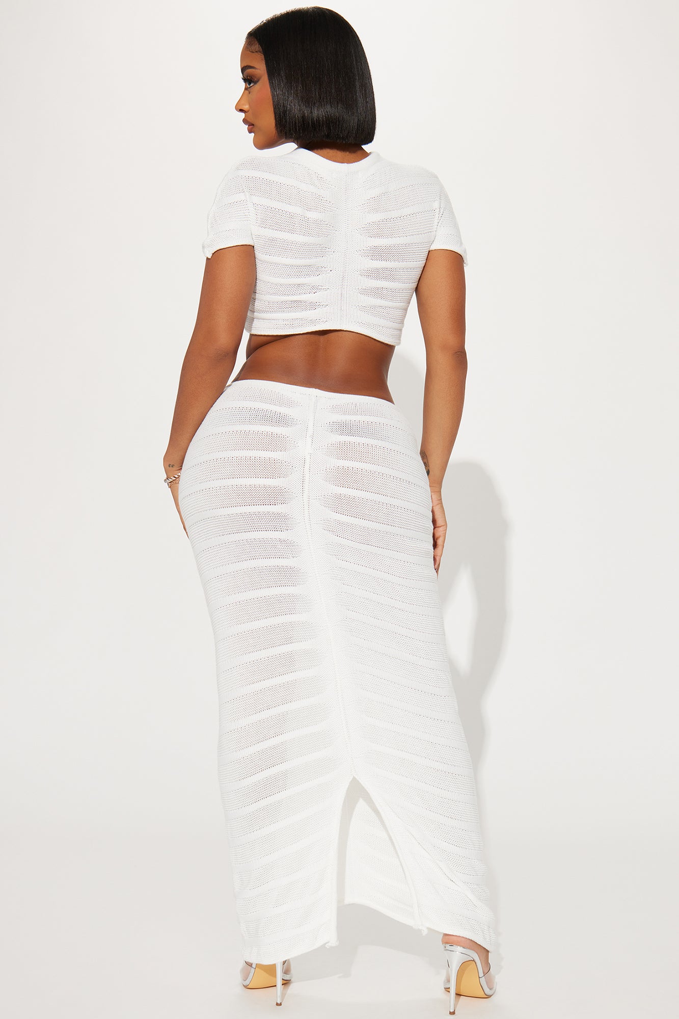 So In Love Skirt Set - White
