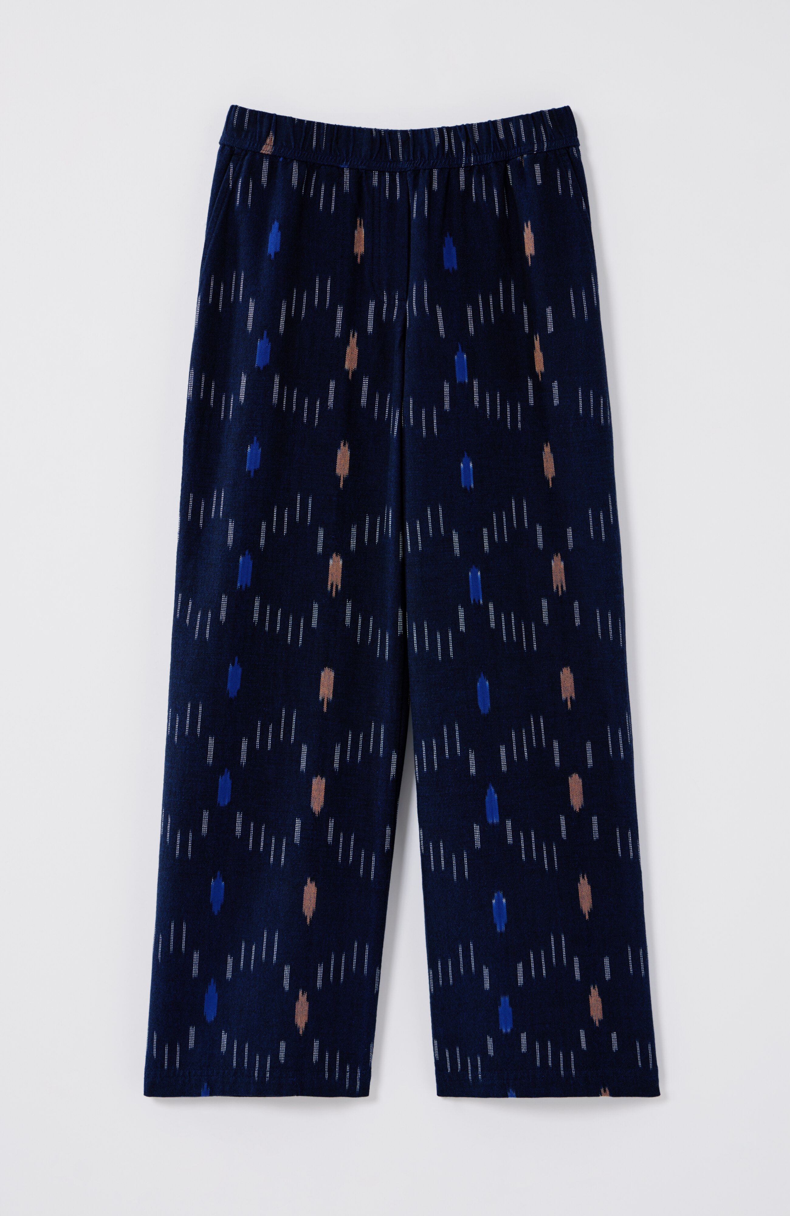Pure Jill Ikat Wide-Leg Crops
