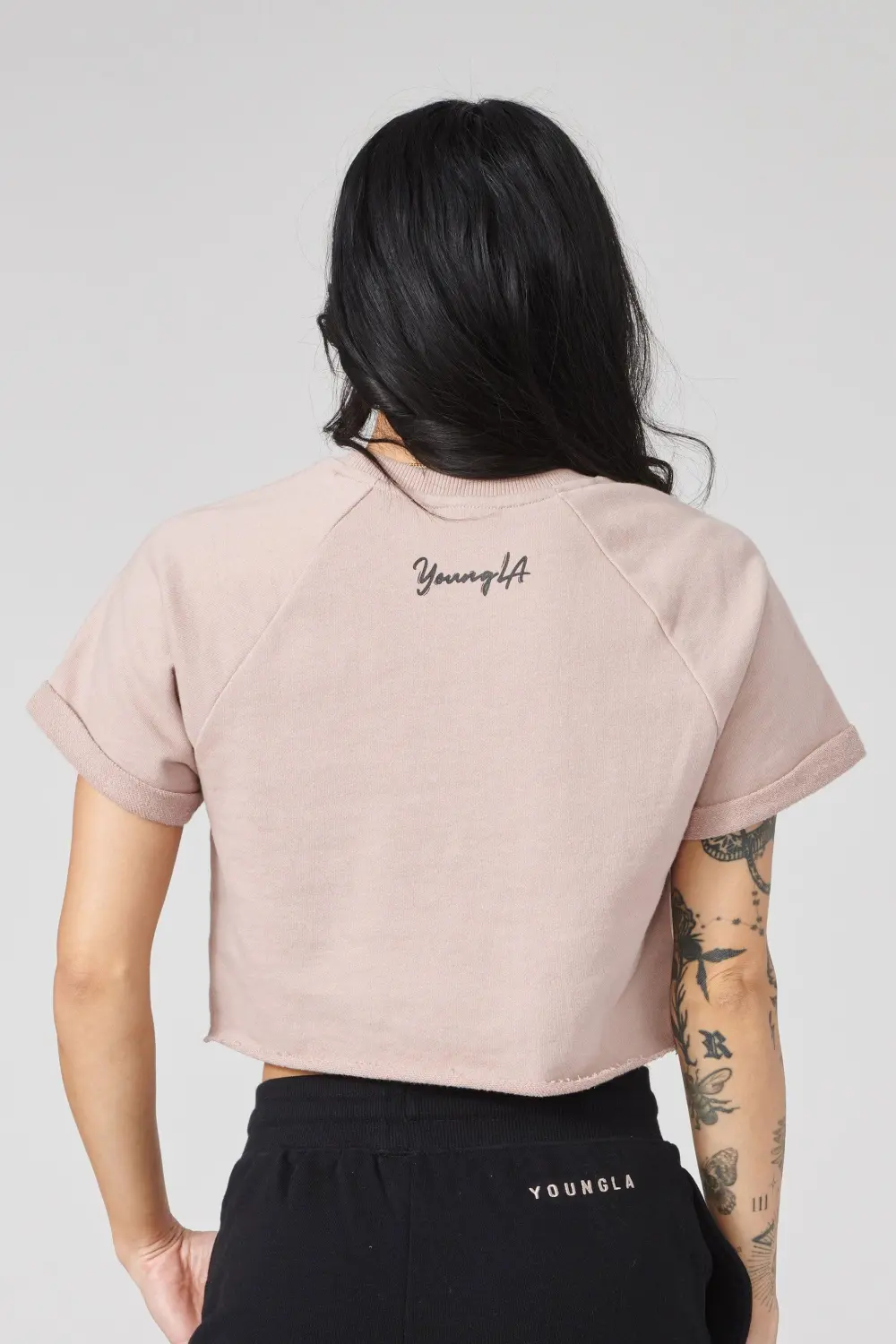 W411 Raglan Cropped Tee