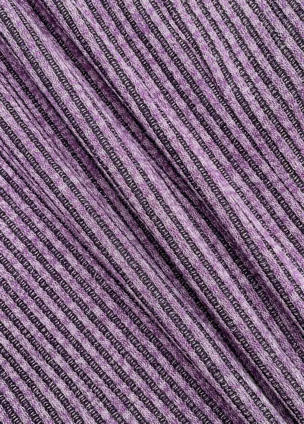 Dusty Purple Patchwork A Line Long Sleeve Dress