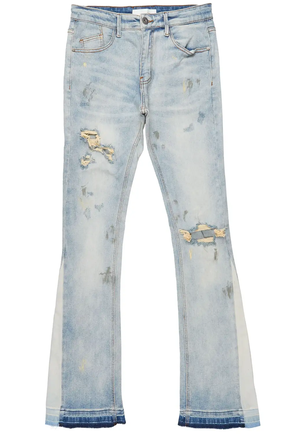 Yael Blue Stacked Flare Jean