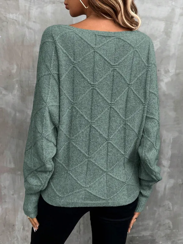 Casual Women's Batwing Sleeve Sweater