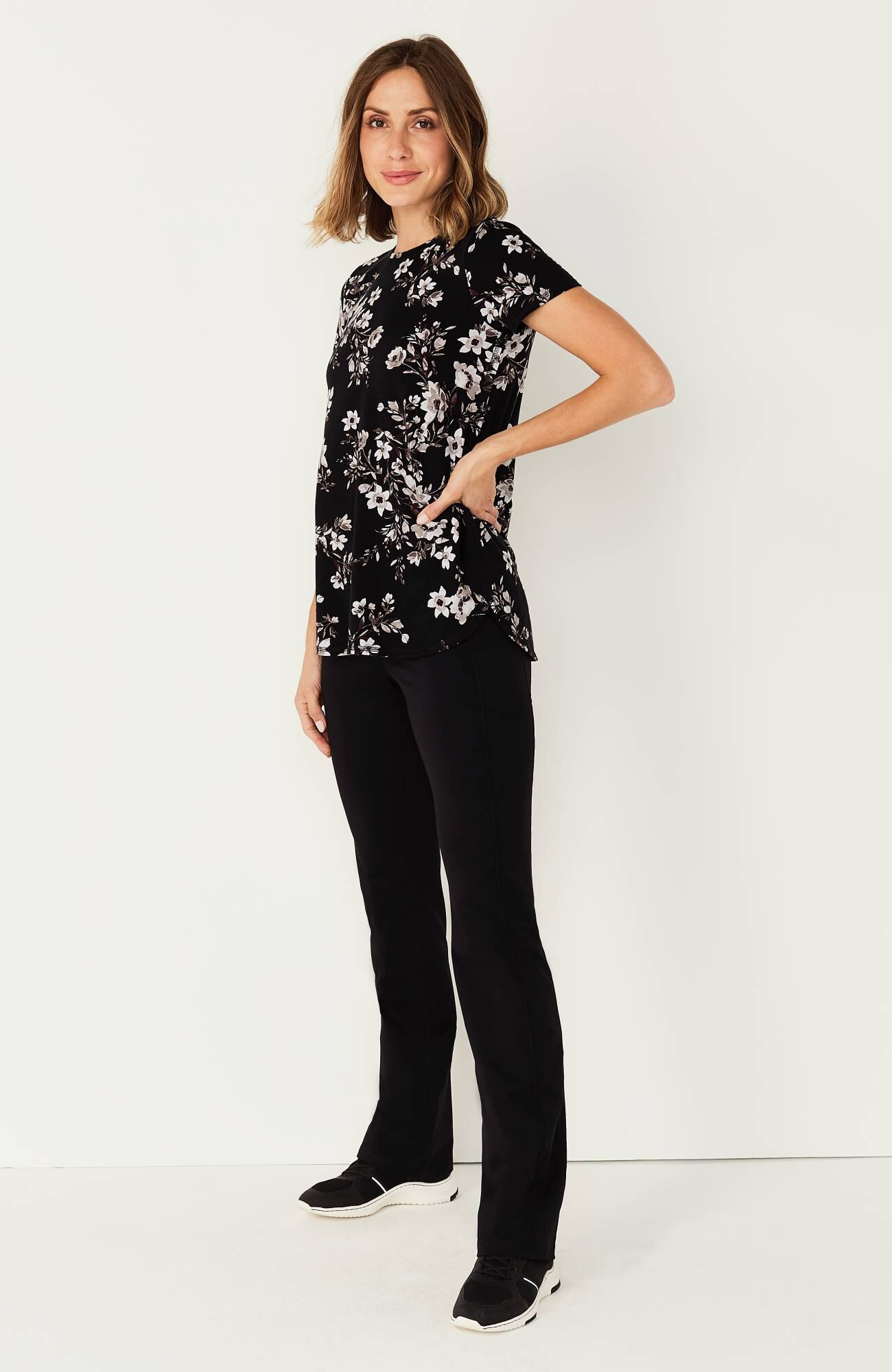 fit progress pima-stretch shirttail tee