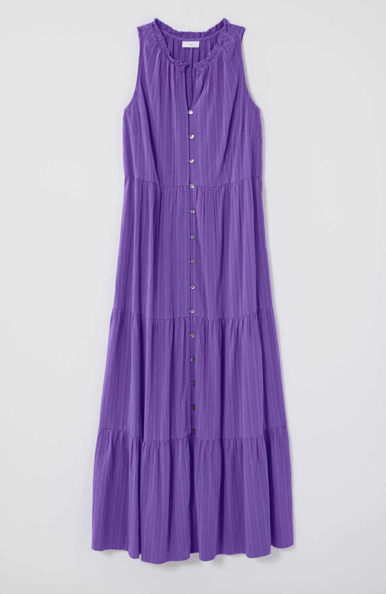 Sleeveless Tiered Maxi Dress