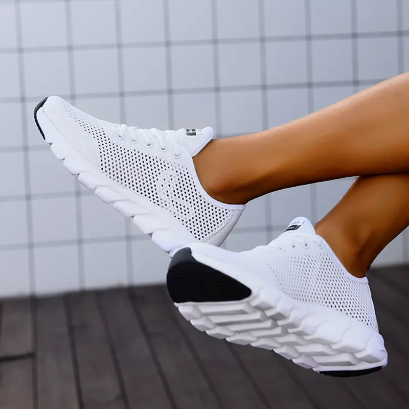 Slip On Walking Shoes Non Slip Running Shoes Breathable Lightweight Gym Sneakers
