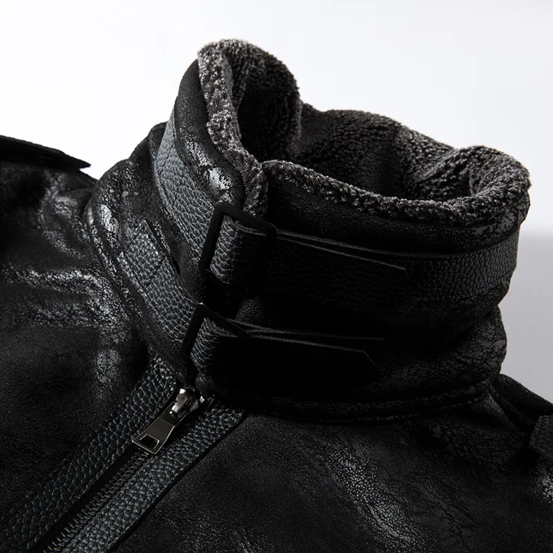 The Flying Tigers Men's Sheepskin Bomber Jacket Luc. 111