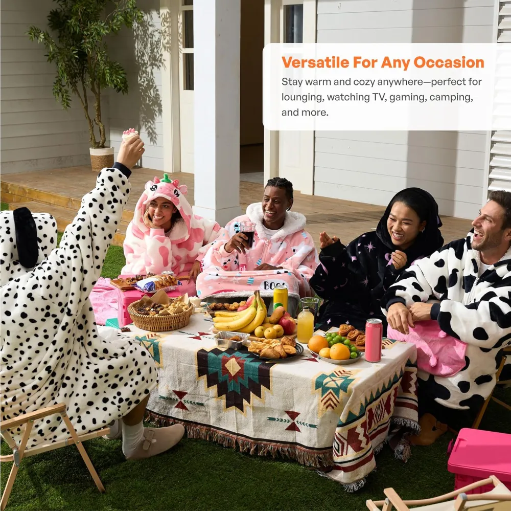Panda Wearable Blanket Hoodie