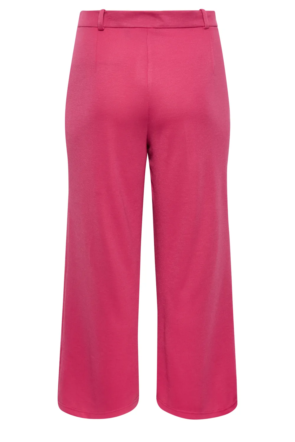 YOURS Curve Black Wide Leg Button Up Trousers