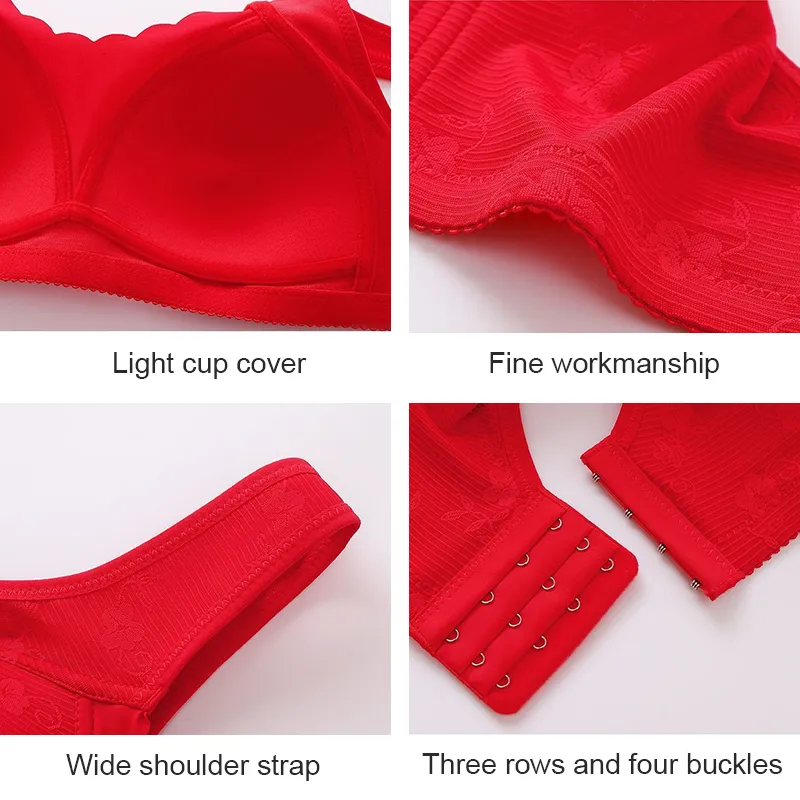 🔥BUY 1 GET 1 FREE(2packs)🔥Ladies Cotton Lace Full Cup Bra