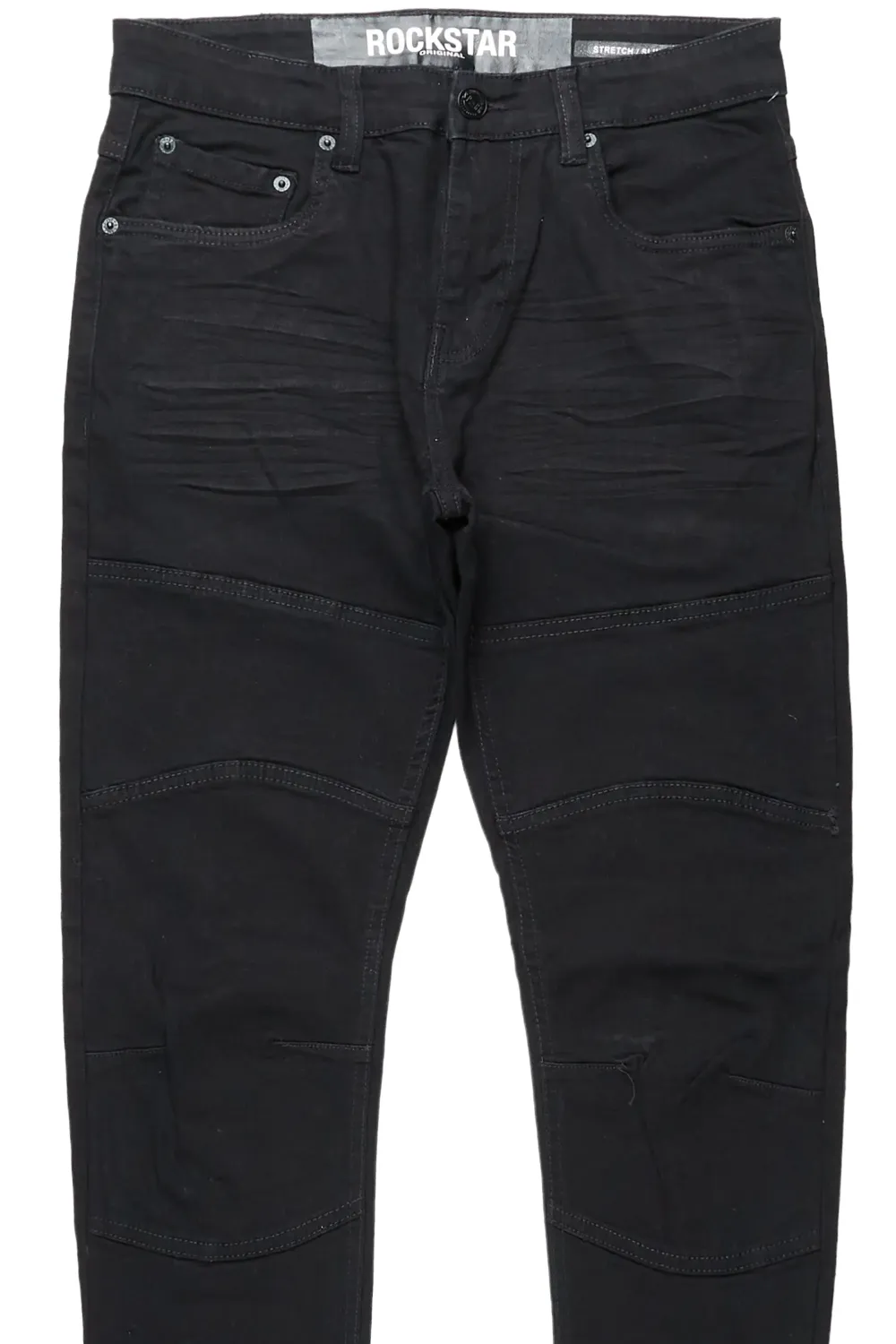 Milo Jet Black Stretch Jean