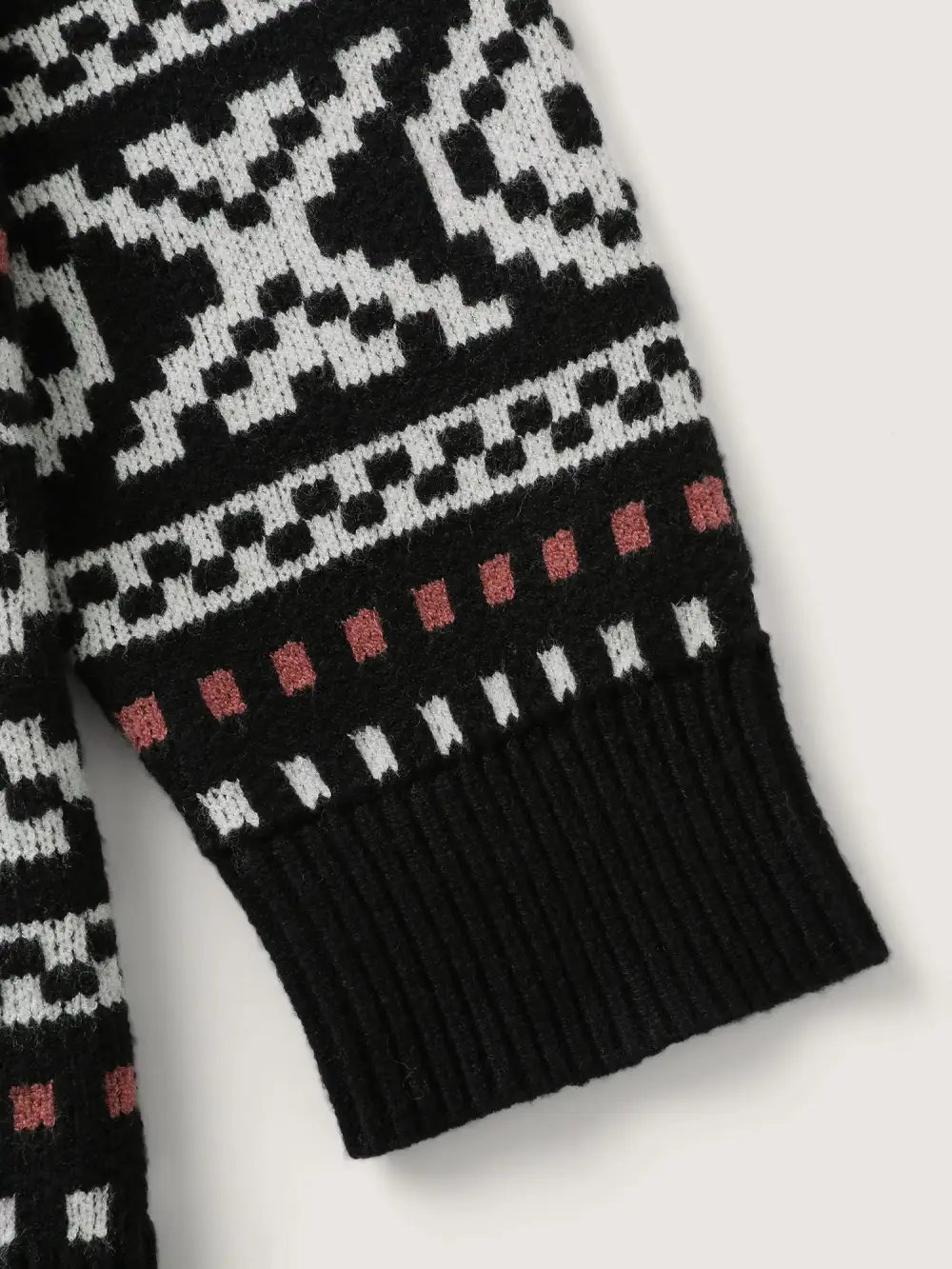 Boho Print Raglan Sleeve Pullover