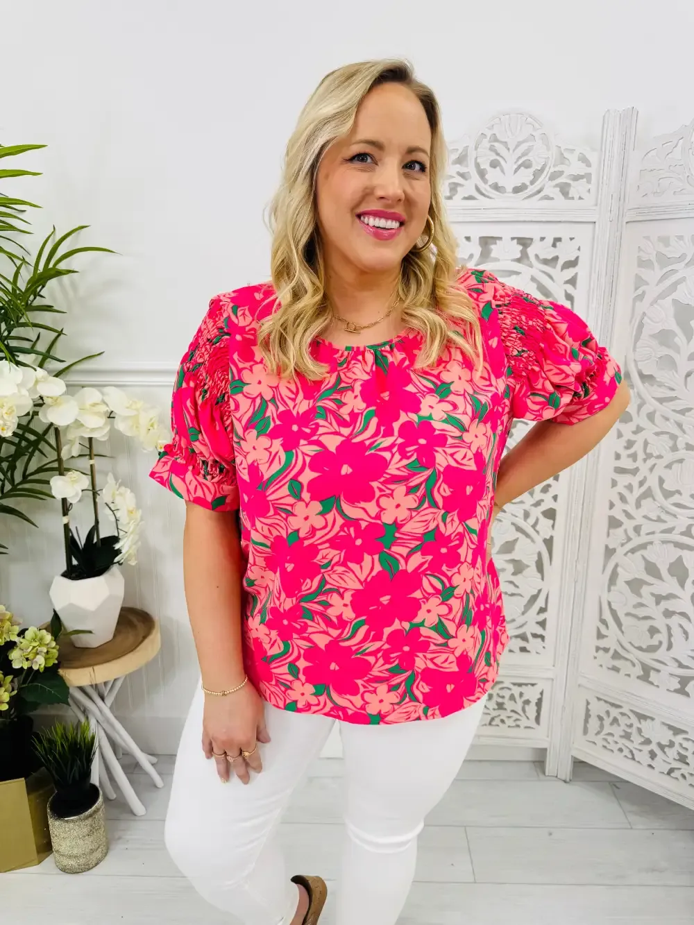 Sunday's Best Bloom Top