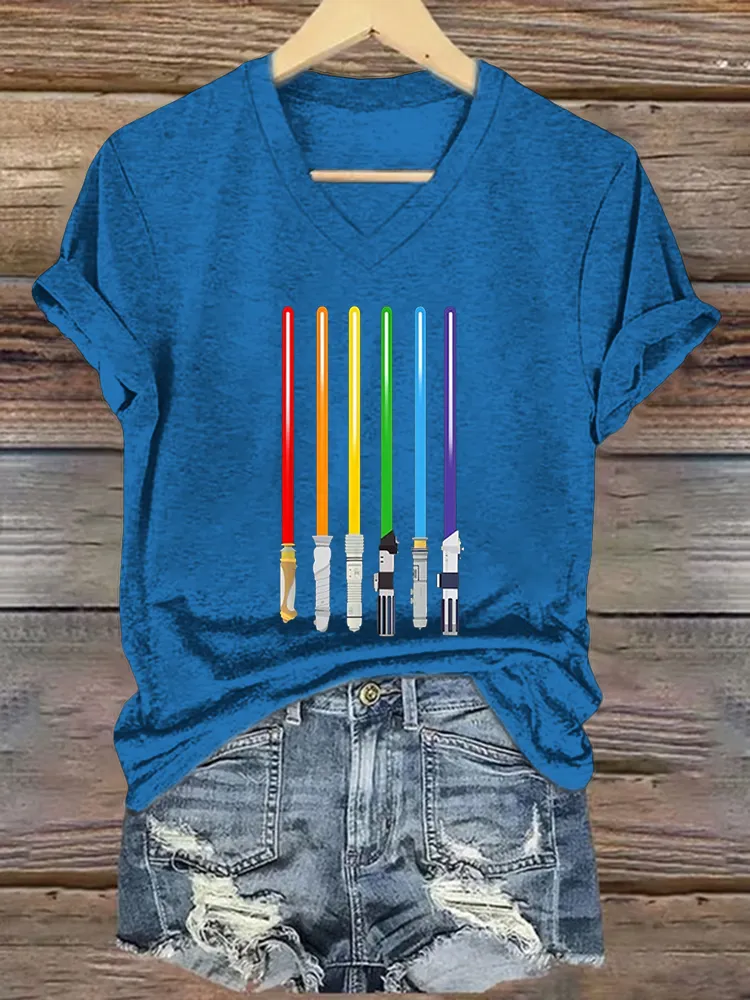 Women'S LGBT Flag Gay Pride T Shirt