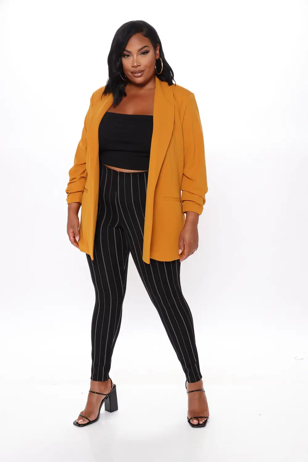 The Celine Blazer - Mustard