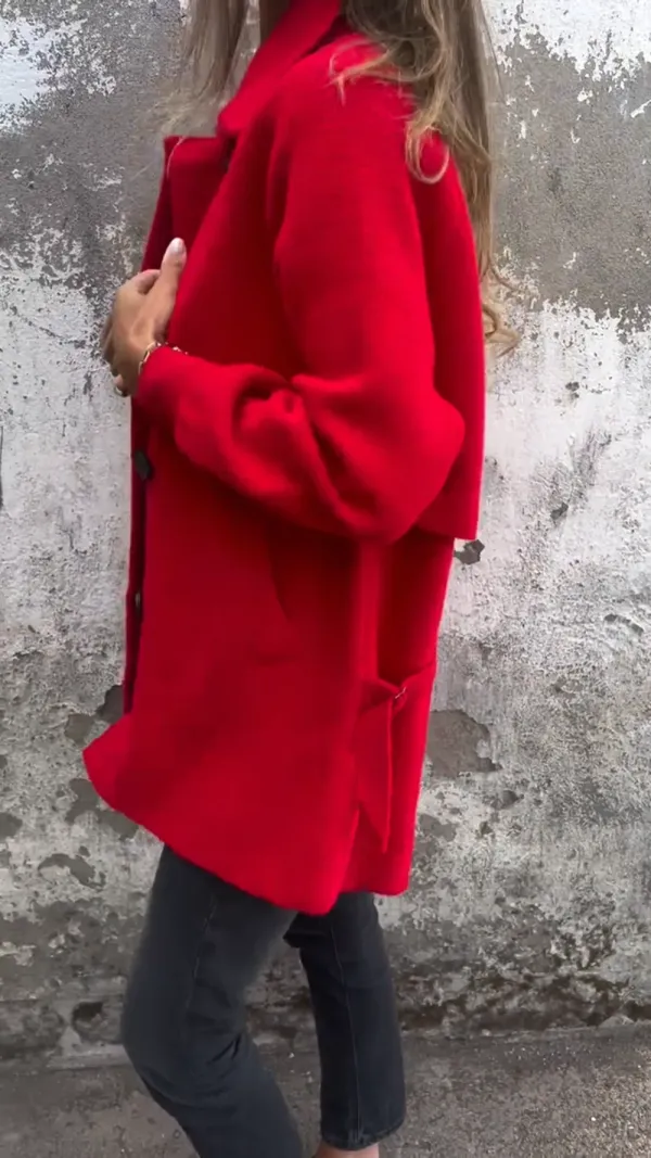 Chic Elegance Double-Breasted Coat