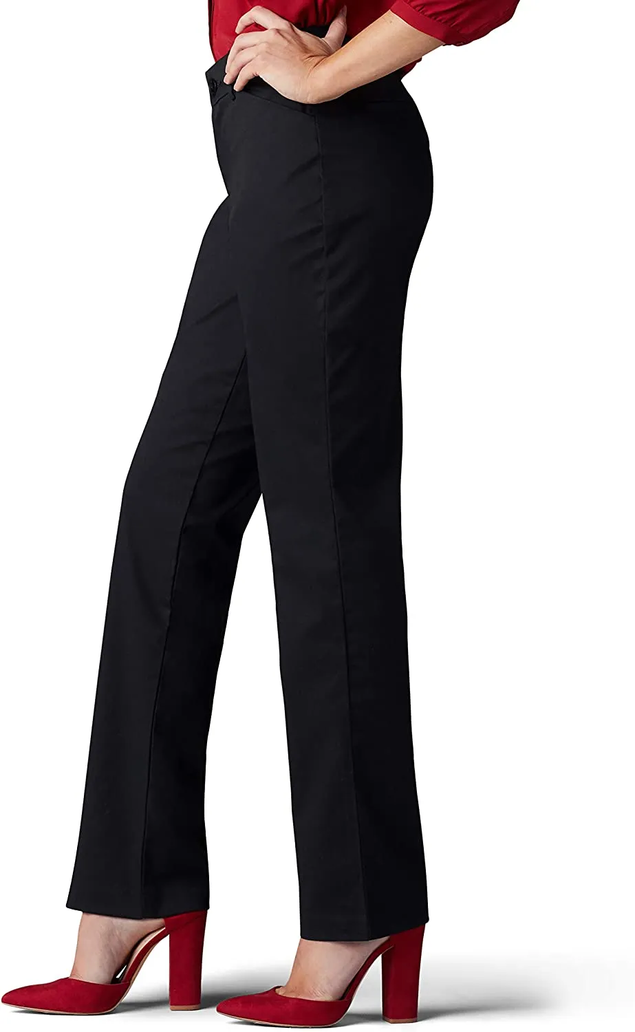 Women's Wrinkle Free Relaxed Fit Straight Leg Pant
