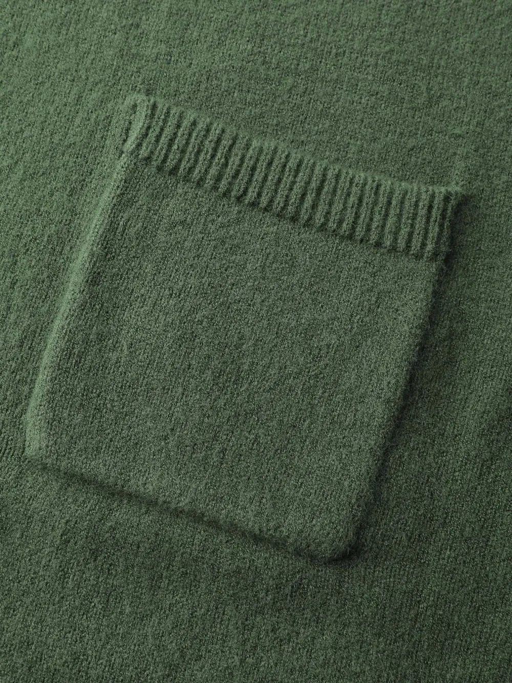 A-Line Pockets V-Neck Pullover