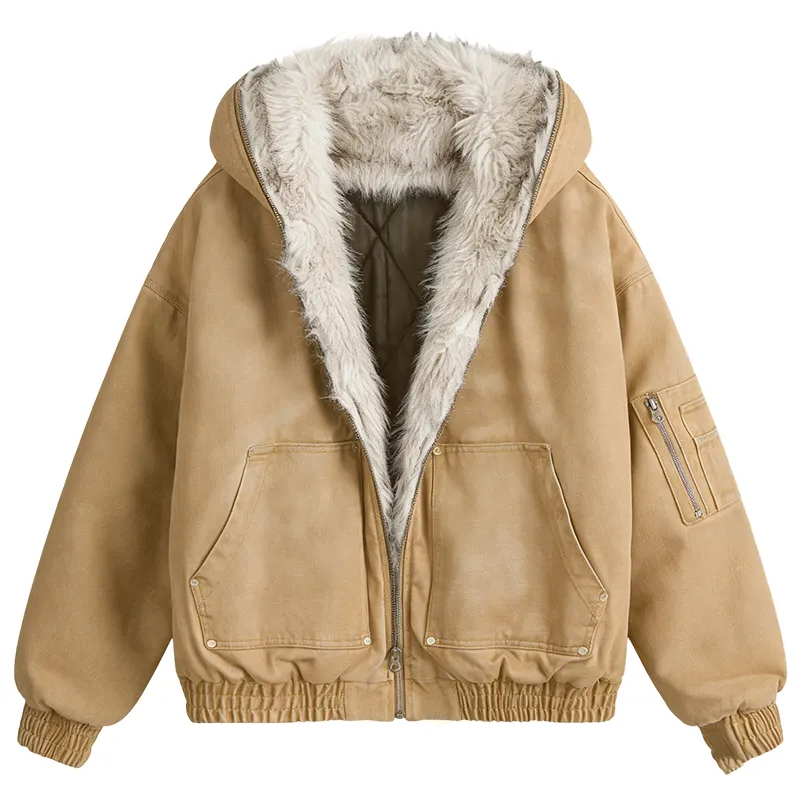 Unisex Fashion Boxy Short Flight Jacket