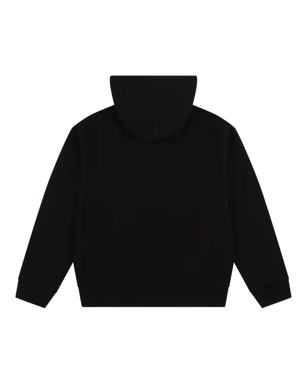 Black Cherub Hoodie Black