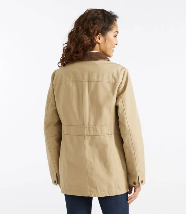 Women's Adirondack Barn Coat, Flannel-Lined