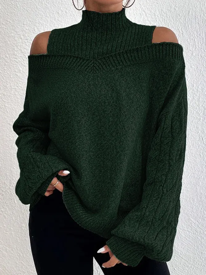 Casual Loose Tunic Sweater Knit Jumper