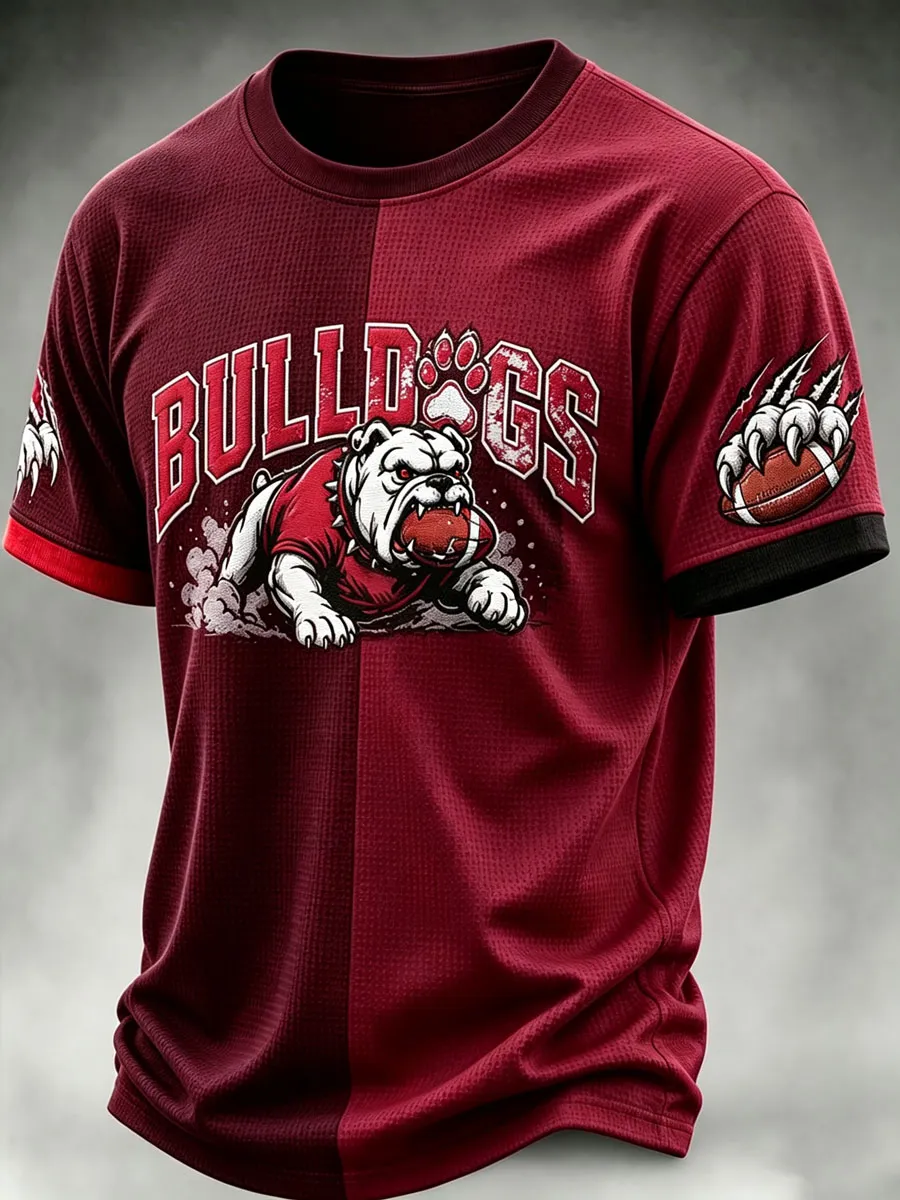 Men'S Football Fan Waffle T-Shirt