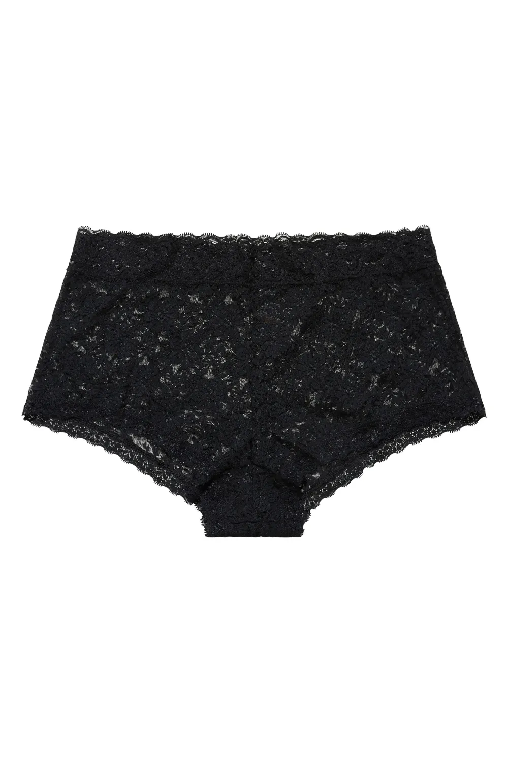 YOURS 5 PACK Curve Black Cotton High Waisted Full Briefs