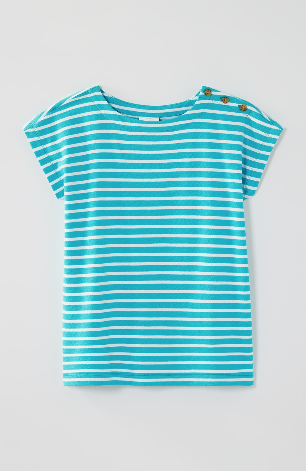 Button-Shoulder Top