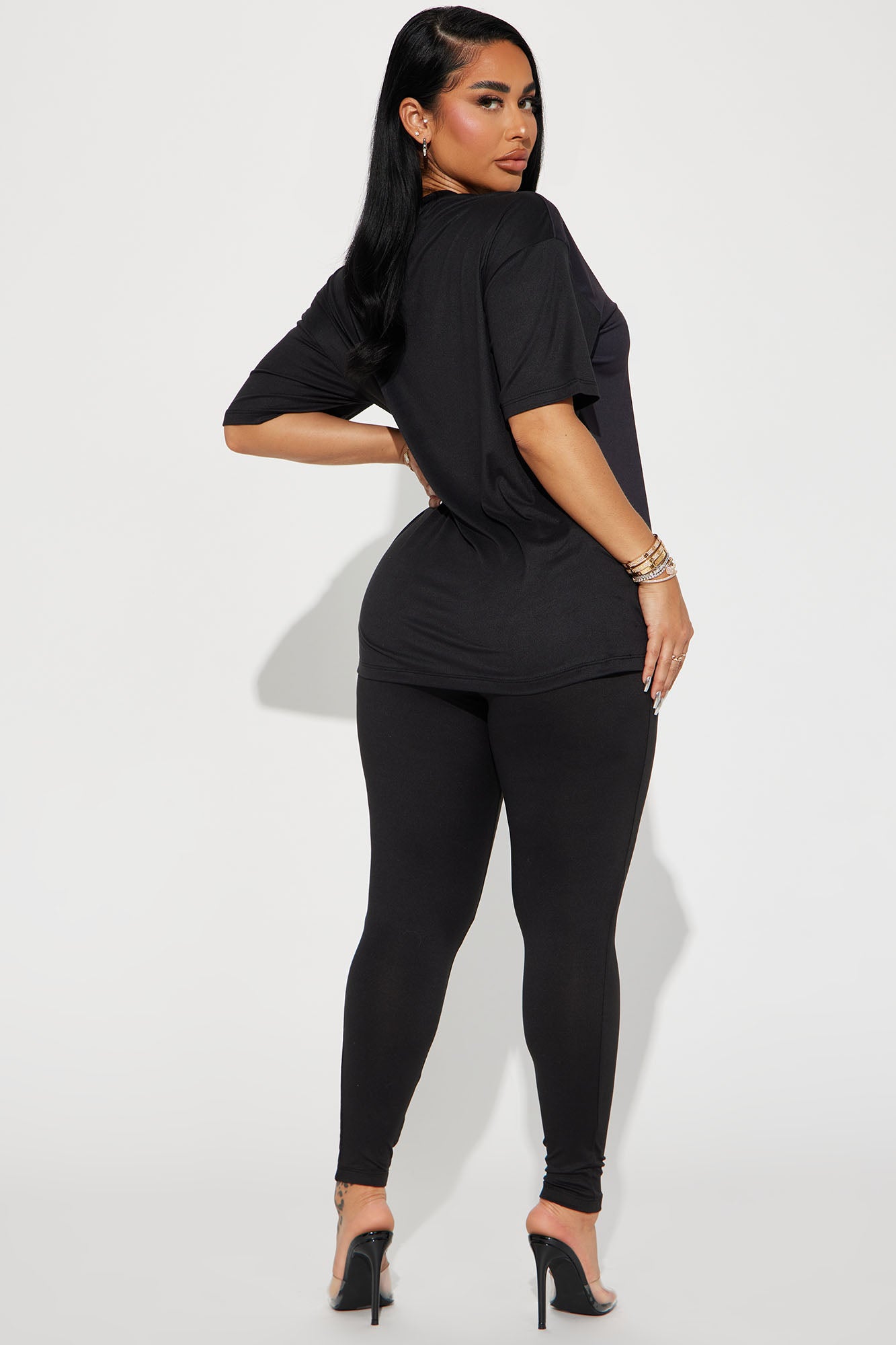 Body Language Legging Set - Black/combo