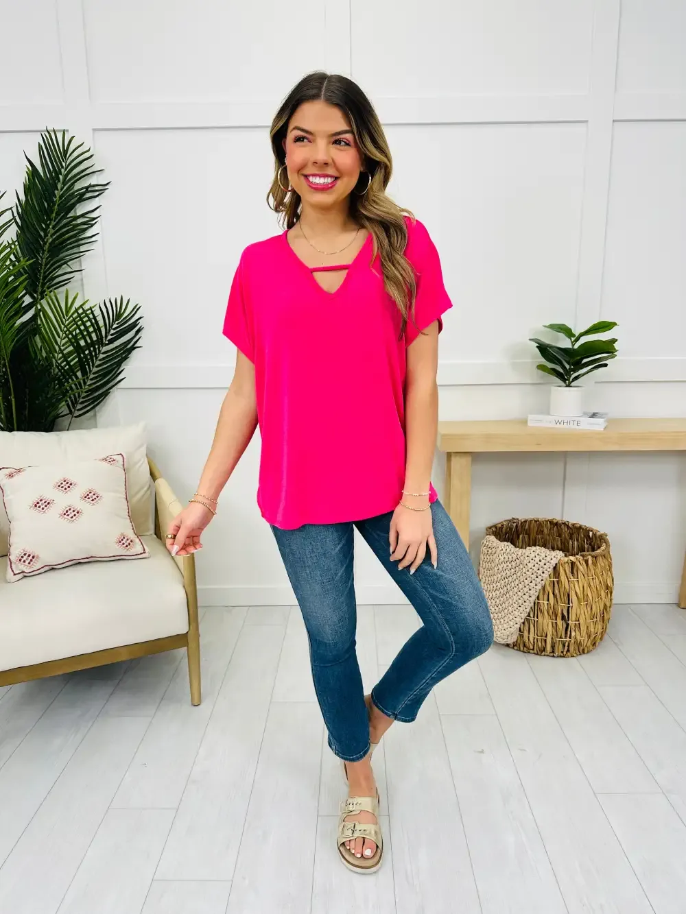 Cut To Perfection Top- Multiple Colors!