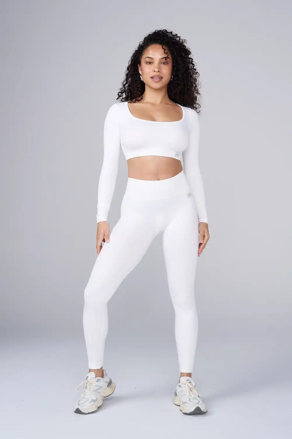 W449 Ribbed Seamless Longsleeve crop