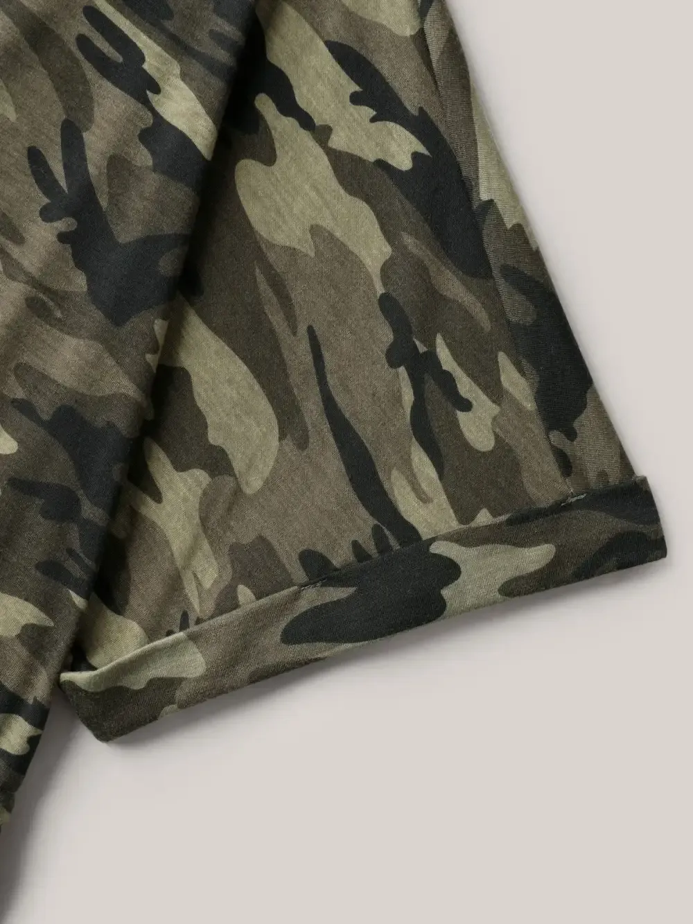 Supersoft Camouflage Print Pockets Romper